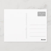 Carte Postale Mince bleu serre plante lecture (Dos)