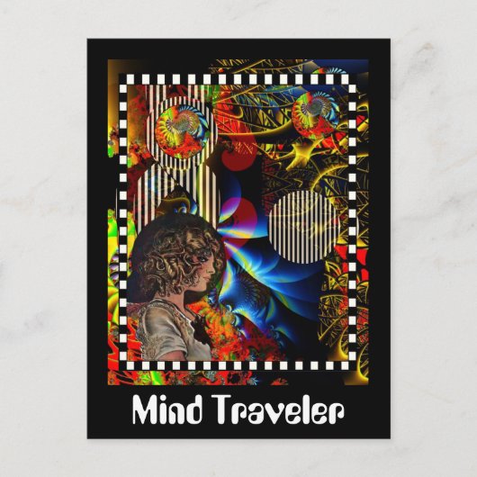 Carte Postale Mind traveler (Devant)
