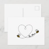 Carte Postale Mine d'abeilles (Devant / Derrière)