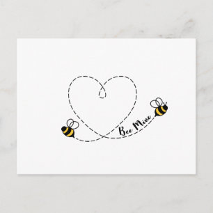 Carte Postale Mine d'abeilles