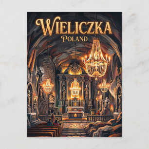 Carte Postale Mine de sel de Wieliczka Pologne
