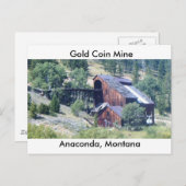 Carte Postale Mine d'or (Devant / Derrière)