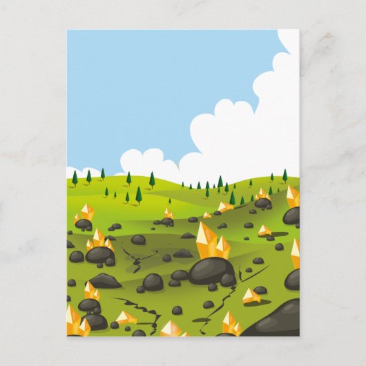Carte Postale Mine d'or (Devant)