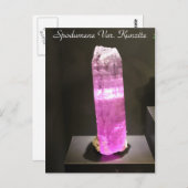 Carte Postale Minéraux et pierres gemmes # 79 (Devant / Derrière)