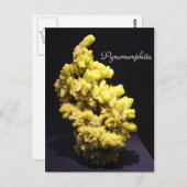 Carte Postale Minéraux et pierres précieuses n° 7 (Devant / Derrière)