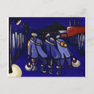 CARTE POSTALE MINEURS DE CHARBON