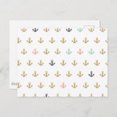 Carte Postale Mini Anchor Pattern (Devant / Derrière)