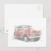 Carte Postale Mini (Biro) (Devant / Derrière)