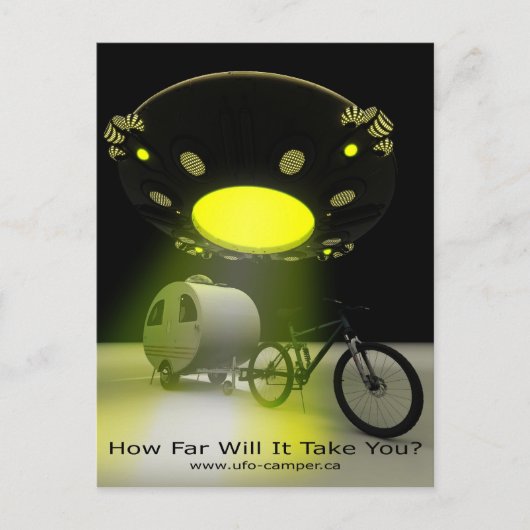 Carte Postale Mini Camper Mark II Design UFO Promo 2 (Devant)