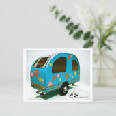 Carte postale Mini Camping Vélo (Debout devant)