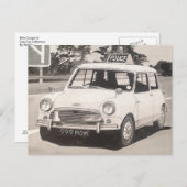 Carte Postale Mini Cooper S (Devant / Derrière)