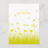 Carte Postale Mini-crêpes jaunes et blanches (Devant)