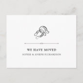 Carte Postale Mini-fer à cheval | Faire-part de déplacement (Devant)