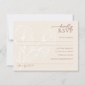 Carte postale mini-mariage RSVP carte postale PEYT (Devant)