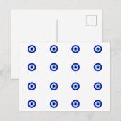 Carte postale Mini Nazar Protection contre les yeu (Devant / Derrière)