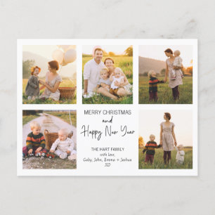 Carte Postale Mini-photo photo de famille Noël