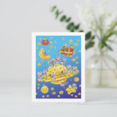 Carte Postale Mini souris perdues dans l'espace (Debout devant)