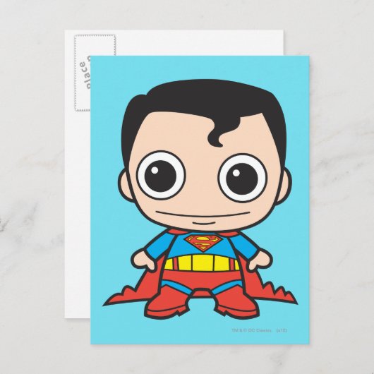 Carte Postale Mini Superman (Devant / Derrière)