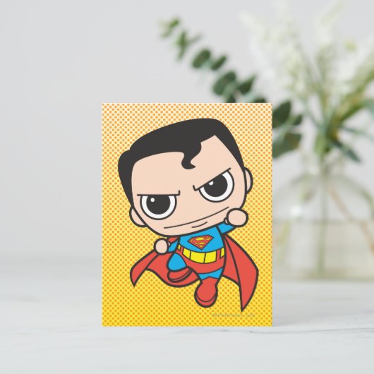Carte Postale Mini Superman volant (Debout devant)