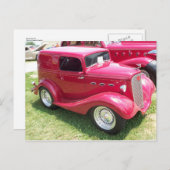 Carte Postale Mini-voiture classique (Devant / Derrière)