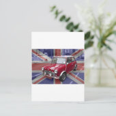 Carte Postale Mini voiture classique britannique (Debout devant)