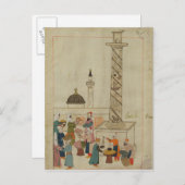 Carte Postale Miniature de la "Memorie Turchesche" (Devant / Derrière)