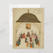 Carte Postale Miniature de la "Memorie Turchesche" (Devant / Derrière)