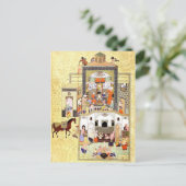 Carte Postale Miniature persane : Dervish dans le hammam (Debout devant)