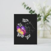 Carte Postale Miniature Schnauzer Chien Au Paradis Mémorial Chie (Debout devant)