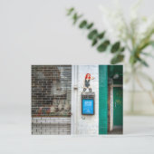 Carte Postale Minicab graffiti girl (Debout devant)