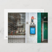 Carte Postale Minicab graffiti girl (Devant / Derrière)