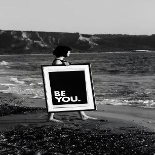 Carte Postale Minimal Bold Soyez vous-même