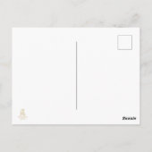 Carte Postale Minimal Christmas Postcard | Line Art Tree | Kalir (Dos)