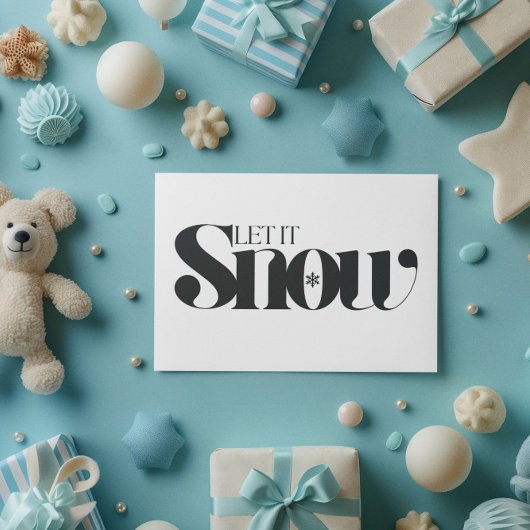 Carte Postale Minimal Moderne Joyeux Noël