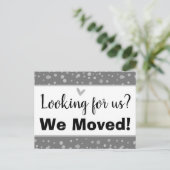 Carte Postale Minimal que nous avons déplacé personnalisé (Debout devant)