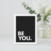 Carte Postale Minimal | Soyez vous-même avec audace (Debout devant)