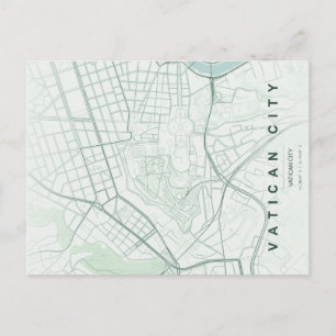 Carte postale minimale de la Cité du Vatican