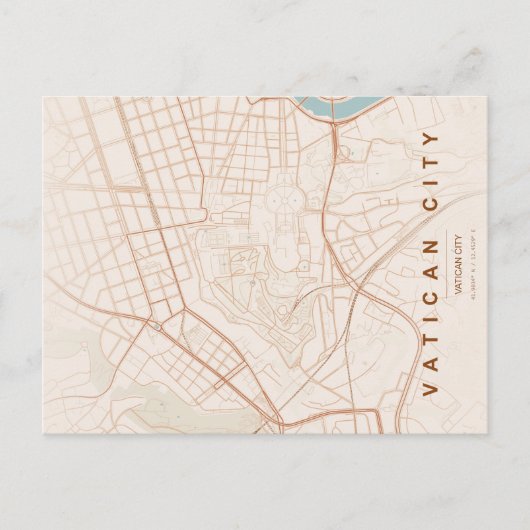 Carte postale minimale de la Cité du Vatican (Devant)