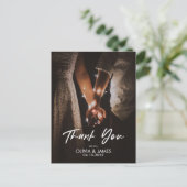 Carte postale minimale Merci avec remplacement de  (Debout devant)