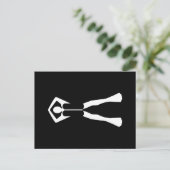 Carte Postale Minimale Plongeur - Simple Clean (Debout devant)