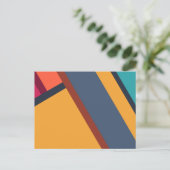 Carte Postale Minimalisme moderne Art Abstrait (Debout devant)