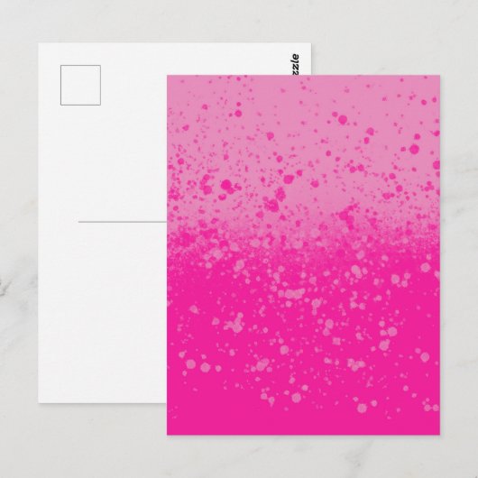 Carte Postale Minimalisme rose (Devant / Derrière)