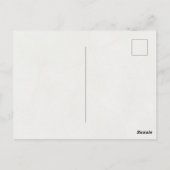 Carte Postale Minimalist Cute Christmas Gnome (Dos)