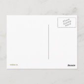 Carte postale minimaliste 40e anniversaire (Dos)