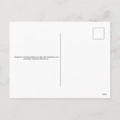 Carte postale minimaliste amusante de Valentine (Dos)