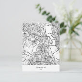 Carte Postale minimaliste New Delhi Inde (Debout devant)