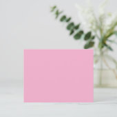 Carte Postale Minimaliste Rose Pâle Élégant Félicitations pour l (Debout devant)