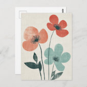 Carte Postale Minimaliste scandinave #176 (Devant / Derrière)