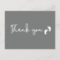 Minimaliste simple Merci pour la Baby shower Mod G
