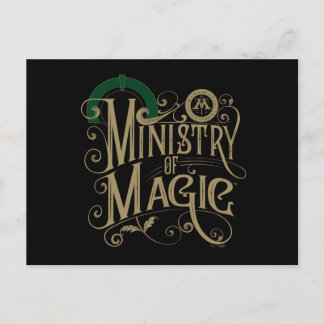 Carte Postale MINISTÈRE vintage DE MAGIC™ Graphic